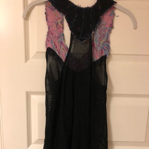 Free People black mesh tank - Picture 4 of 4